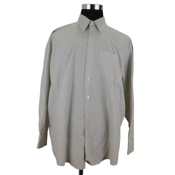 Unlisted Kenneth Cole Cotton Blend Long Sleeve Button Shirt Mens 17.5 34/35 XL - Picture 1 of 6